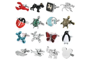 Fashion Accessories Jewelry Animal Pattern Turtle Design Shirt Sleeves Buttons Cufflink For Men