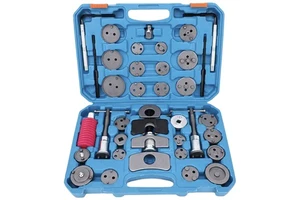 50 Pcs OEM Auto Repair Tools Adaptors & Caliper Keys Brake Caliper Piston Wind Back Tool Kit with Hard Case