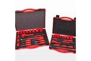 Taiwan 1000V 1/2 Household Tool Kit Vde Certified Insulation Tools Special Case Hand-Power Source Exploit Maintenance Tool Sets