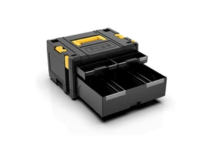Professional Supplier Stackable Drawer-Loaded Tool Box for Power Tools Hardware Storage OEM Customizable Case