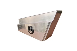 Tapered Truck Box Waterproof Aluminium Under Body Box Flat Plate Aluminium Under Tray Tool Box