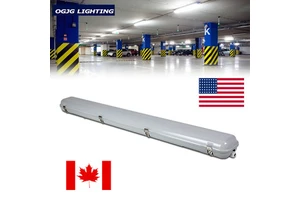 Water Tight DLC Premium IP66 4ft Vapor Tight Hermetic Sealed Lamps Led Fixture LED Tri Proof Light