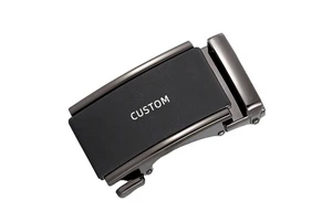Classic Business Men Factory Direct Custom logo Automatic Buckle With Leather Belt Strap