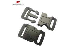 1.8CM Classic Professional Heavy Duty Side Release Buckle Curved Plastic Waterproof High Quality Adjustable Strong