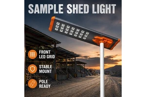 New Integrated Led Solar Street Light 700W IP65 Waterproof Outdoor Red and Gray Housing Circuit Board Industrial Lighting