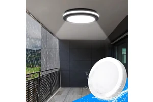 Factory Sale Ceiling Lamp 3000K/4000K/6000K Adjustable LED Tri-proof Light, Led Waterproof Wall Light Surface Mount
