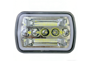 New High Quality 7-inch Reflective Cup Style Bi LED Working Light High/Low Beam 12V 35W/25W 3000 Lumens 6000K