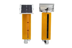 Solar Synchronous Flashing Contour Light Edge Anti-Fog High-Intensity Prismatic IP66 Rated Plastic ABS PC Reflective for