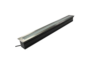 36W RGB 4000K IP68 Waterproof Outdoor Linear Light 24V Tempered Glass Stainless Steel for Garden Landscape 36W Indoor Lighting