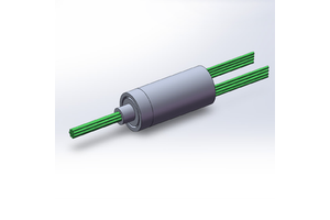 250rpm 4 to 18 Way Slip Ring Rotary Electrical Contact Slip Ring Rotary Joint Connector