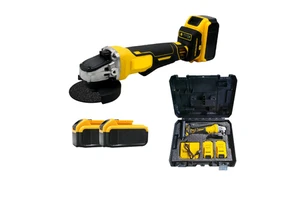 DW 21V Battery Electric Portable Cordless Brushless Trigger Switch DIY Industrial Stainless Steel 100mm 125mm Angle Grinder