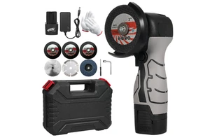 Brushless Battery-Powered Mini Cordless Angle Grinder DIY Polishing with Grinding Disc Trigger Switch Surface Conditioning