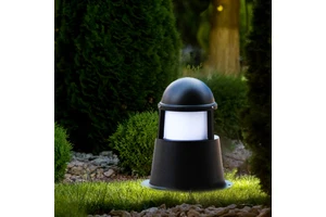 All Die-Casting Aluminum Black Flood LED Modern Squat Lawn Lamp Waterproof Garden & Villa Street Lighting
