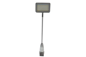 Portable LED Exhibition Arm Light Aluminum Body Plastic Base 12W Power Cord Trade Show Advertising Indoor Use Expo Booth Display