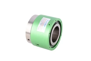 2 Passages Rotary Joint Middle Through Hole 60mm G1/8" Thread Connection 1MPa,360 Degree air Rotary slip Ring