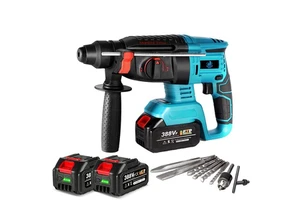 Electric Impact Drill Brushless Electric HammerMultifunctional Rotary Electric Pick 26mm1680W for 18V Battery