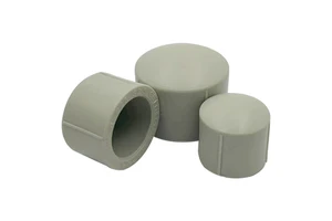 Hot Sale 63mm PPR Pipe Fitting End Cap Grey Plastic Tube Plug Coupling Fitting for PPR Water Pipe for hot cold water