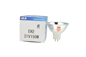 MR16 Dichroic Reflector Glass Cold Light Halogen Bulb 3400K KLS EKE 21V150W Microscope AOI Inspection Light Cup EJM