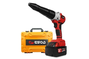 Electric Goddess Cordless Rivet Nut Gun for 20V Battery 3.2-4.8mm Brushless Motor Rivets Nail Gun