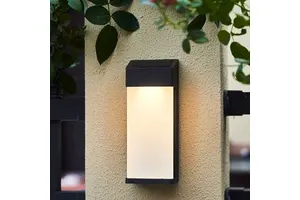 Solar Lights Outdoor Wall Lamp Garden Light Waterproof Shed Lights LED Outdoor Waterproof Wall Lamp No Power Connection