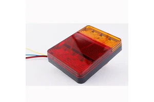 24V 8LED Trailer Tail Lights Trailer Taillights Truck Taillights Safety Contour Edge Lights Accessories