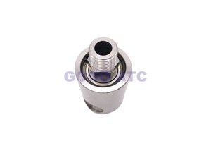 25MPa High Pressure Rotary Joint Swivel Low Speed 50RPM 1 Inch Thread Stainless Steel 304 Rotating Connector for Water Oil Gas