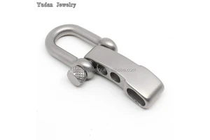 China Manufacturer Wholesale Small Stainless Steel D Shackles for Bracelet