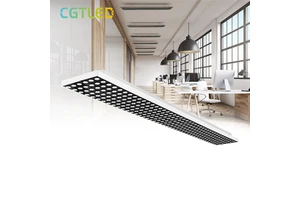 Low UGR 120LM/W CCT 3000K 4000K 5000K Switchable Pendant Mounted LED Linear Ceiling Light for Home Office