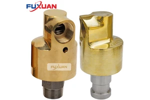 Brass Single Thread Flange Connection Swivel Joint High Speed Oil Air Water Rotary Joint