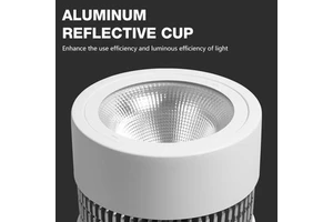 Modern Design Aluminum Dimmable Indoor Commercial Household Ceiling Surface Mounted LED Spotlight