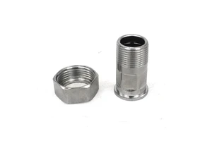 Stainless Steel Bsp Npt Thread Hydraulic Male Nipple Hose Rotary Swivel Hose Connector Swivel
