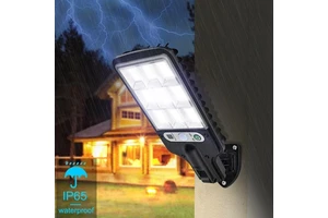 Solar Street Lights Outdoor Solar Lamp With 3 Light Mode Waterproof Motion Sensor Security Lighting for Garden Patio Path Yard