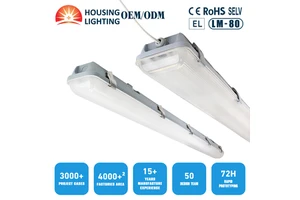 Factory Price Light Fixture Led Waterproof Lamp Tri-proof Led Light Top Quality Smd Dimming Waterproof Ip65 Tri-proof Light