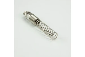 SQE AFS20 CNC Machined Air Swivel Fittings Rotating Connector Brass Dot Air Brake Hose End 5x8-1/4PT Nickel Plated