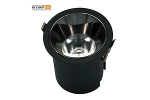5W/ 10W/ 20W LED Recessed Downlight Chrome Reflector Fixture for Hotel