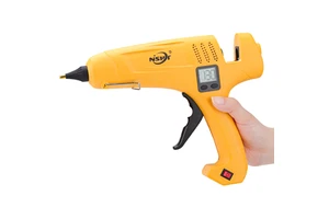 NSHT Industrial Hot Melt Glue Gun 500W Adjustable Temperature Electric Durable Fast Preheating 7/16 Glue Stick 11mm