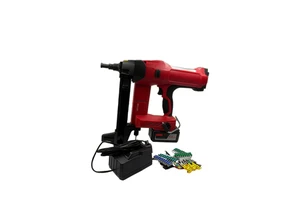 China Nail Guns Factory's Heavy Duty Long-lasting Battery Powered Cordless Concrete Nailer Pneumatic Source DIY Grade Made Steel
