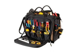 Free Sample High Quality Tote Carrier Service Kit Plumber Carpenter Technician Electrician Electrical Heavy Duty Tool Bag