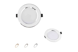Indoor Modern Aluminum Led Square Ceiling Light Fixture Downlight Spot Lights with Knob Switch Waterproof for Home Office