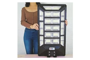 Super Bright IP65 Large Size 1000W LED All One Solar Street Light Motion Light Sensors Remote Control LiFePO4 Battery for Road