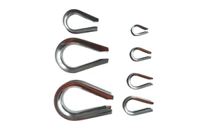 2MM 3MM 4MM 5MM 6MM 8MM 10MM 12MM 14MM 16MM 18MM 20MM 22MM 24MM AISI304/316 Stainless Steel European Wire Rope Cable Thimble