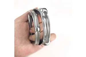 Huifeng SS316 Factory Direct Supply M8*50 Shade Sail D Ring With Two Eyes Stainless Thimble