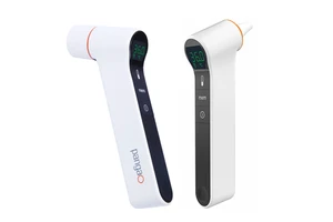 Mini Black Digital Lcd Display Fever Alarm Heat Infrared Thermometer Gun Temperature Without Contact