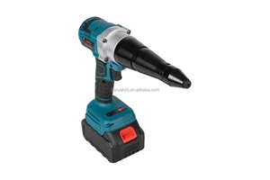 Brushless Portable 21V Lithium Battery Charging Electric Automatic Pulling Rivet Gun Power Tool Cordless Nail Gun