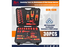 MT-TOOLS 30PCS New Energy Electric Vehicle Maintenance Electricians Insulated Wrench Socket Pliers Set