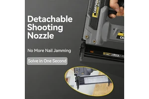 20V Brad Nail Gun 110 Nails Capacity Heavy Duty Professional Nailer Tool Set