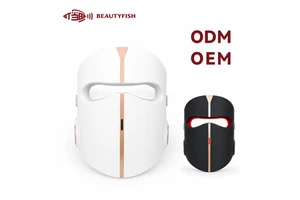 Beautyfish 5D Fit Medical Grade Silicone LED Light Therapy Mask 3 Colors Infrared Skin Rejuvenation Wrinkle Removal US/EU/UK/JP