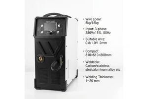 German Quality MIG MAG Lift TIG MMA Welders Gas/Gasless Dual Pulse IGBT Inverter Welding Machine 380/400V MIG300DPP