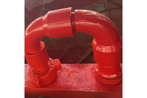 3" FIG1502 High Pressure 10Type Swivel Elbow 10000PSI Forged Rotary Union Elbow for Drilling & Fracturing