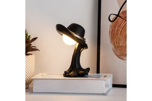 Desk Lamps 3D Magic Vision Stereo Creative Decorative Interest Three Color Dimming Reading Bedside Modern LED Table Lamp